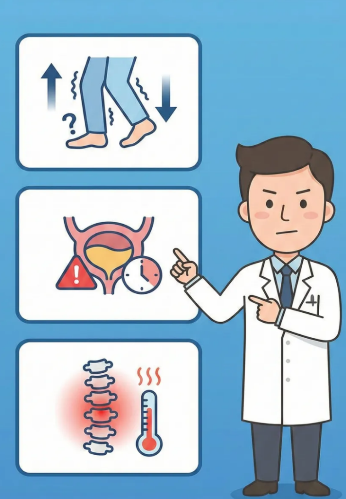 허리통증의 위험신호