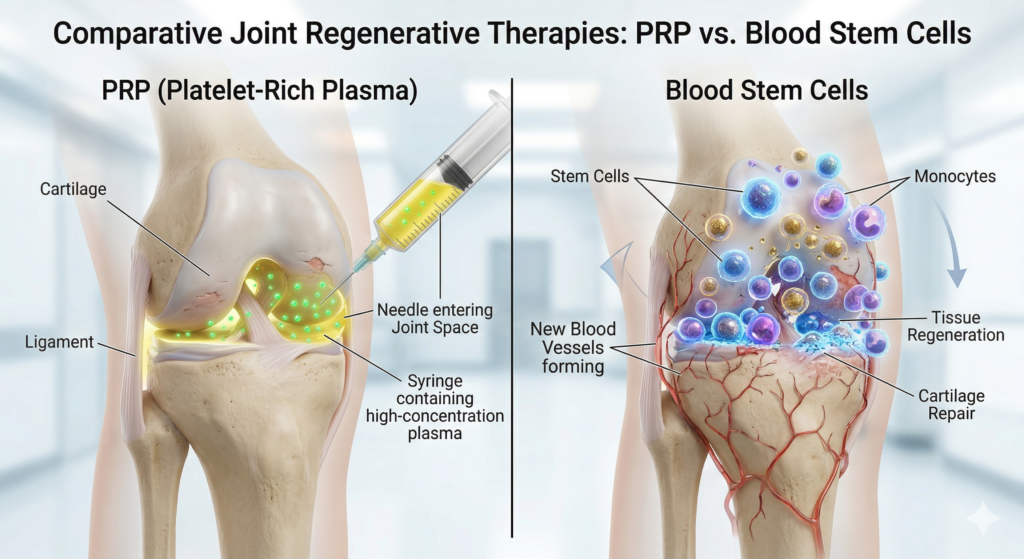 PRP와 혈액줄기세포의 차이점