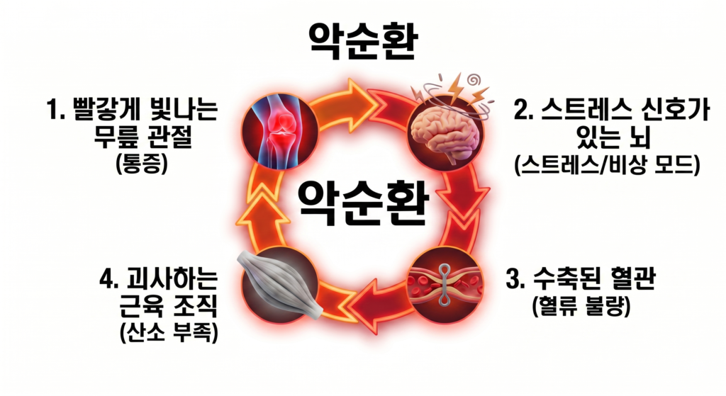자율신경계 문제가 있는 환자에서의 치유 저하 원인 악순환
