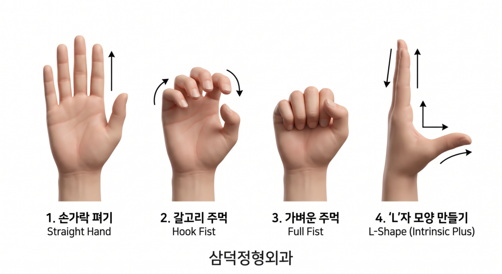 5단계 힘줄 미끄러짐 운동 방법