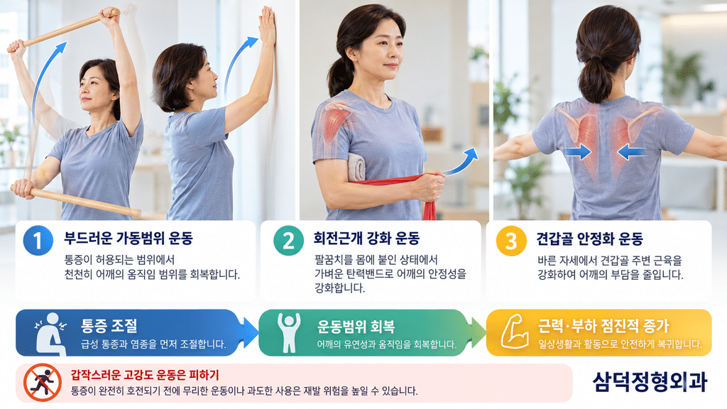 석회성 힘줄염 재활운동